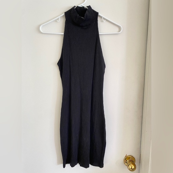 Reformation halter mock neck knit bodycon dress - Picture 4 of 7